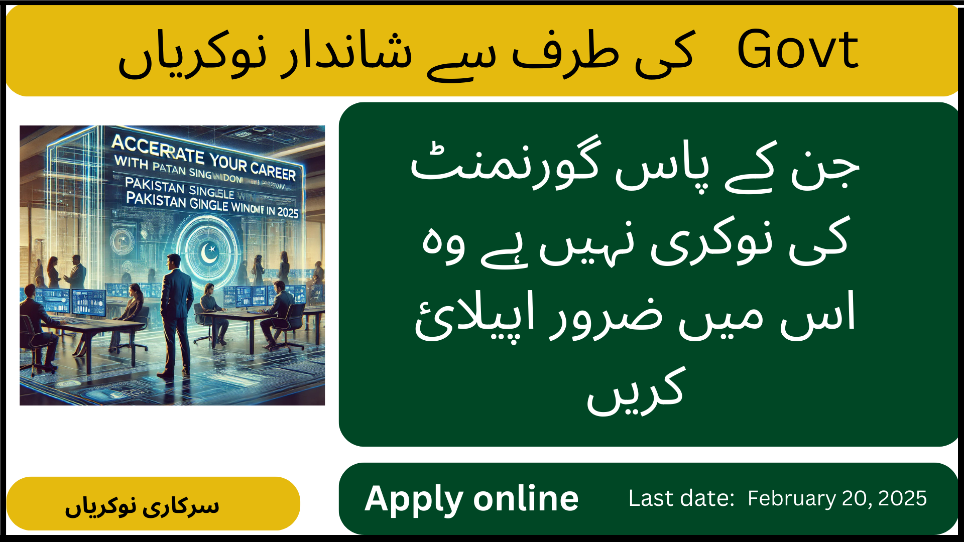 Accelerate Your Career with Pakistan Single Window (PSW) Opportunities in 2025